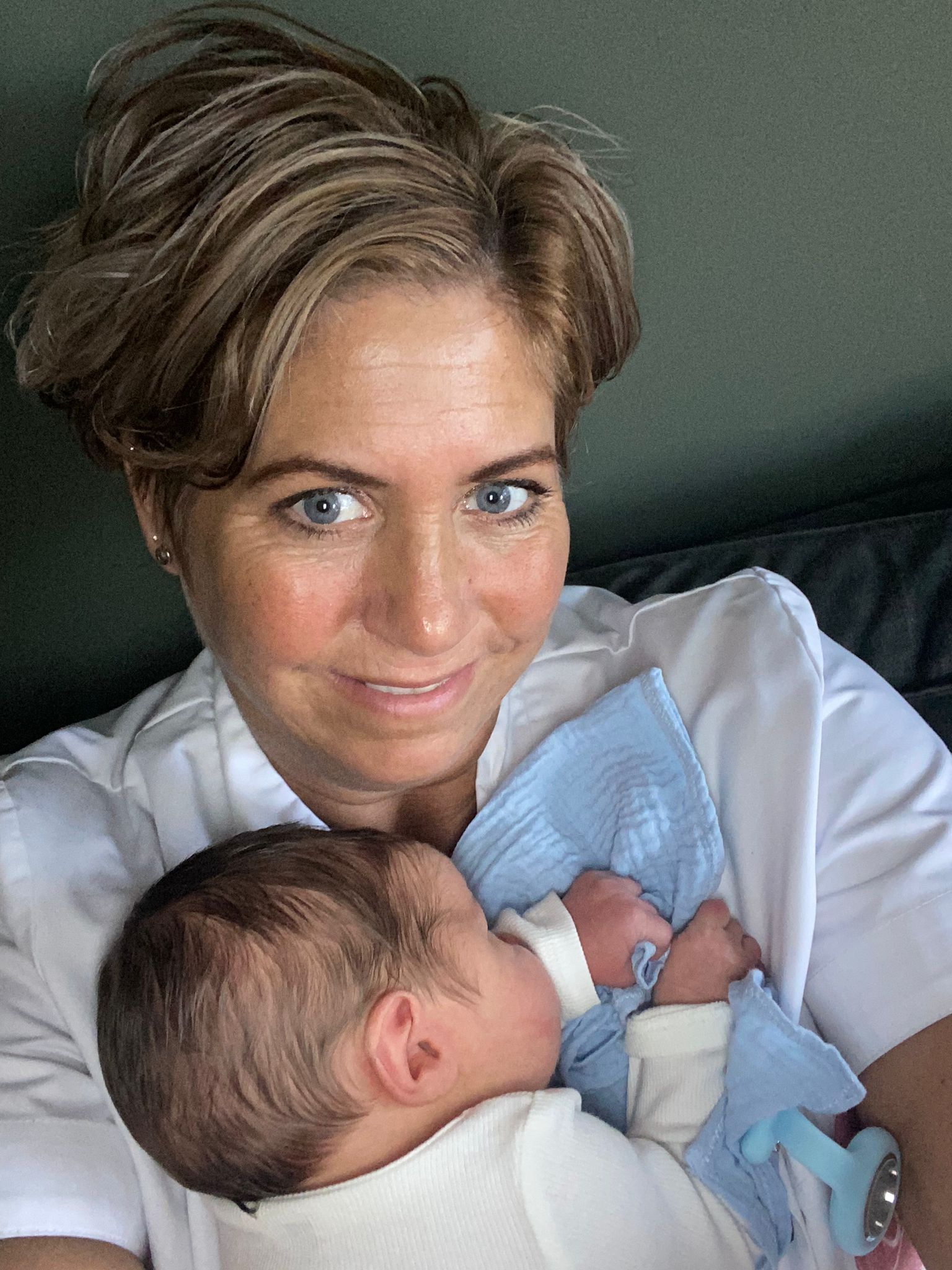 Kraamzorg Claire met baby